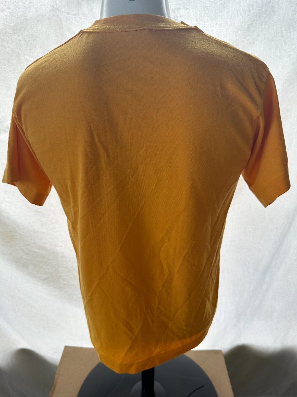 Vintage Best Fruit of the Loom Father Duenas Guam Men's Yellow Maroon Shirt Medi - Picture 3 of 4